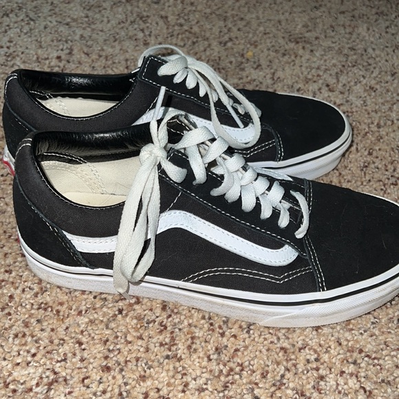Womens size 8 black old skool Vans - Picture 3 of 4